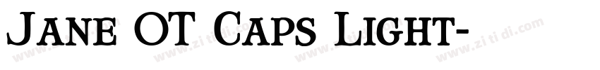 Jane OT Caps Light字体转换